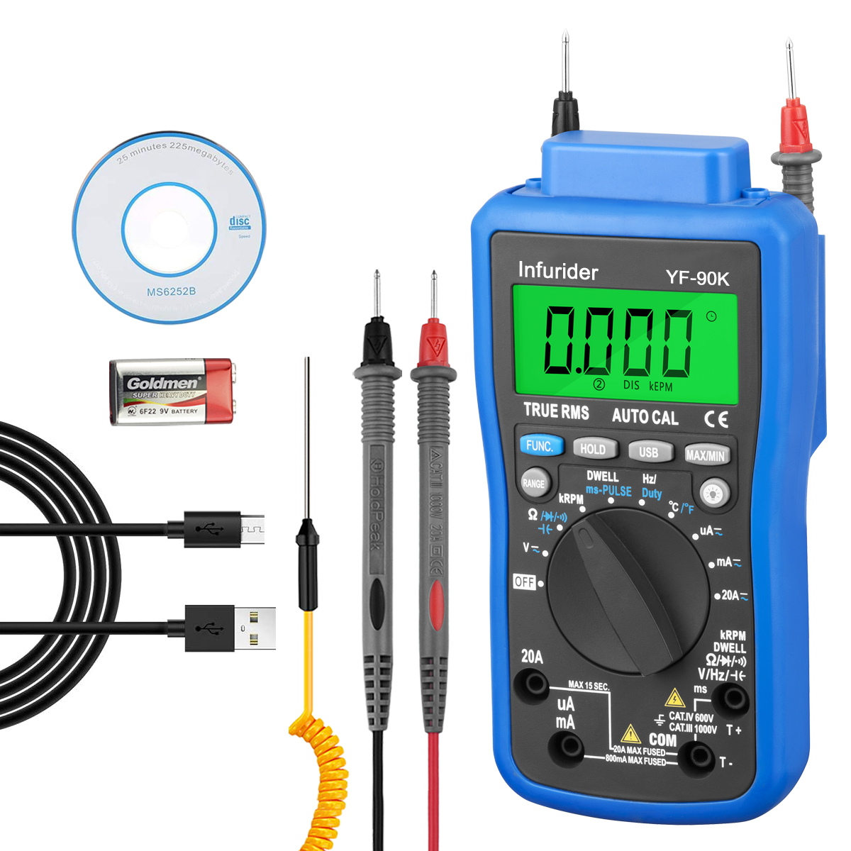 Logic Analyzer Usb - Đồng Hồ Đo HP-90K Động Cơ