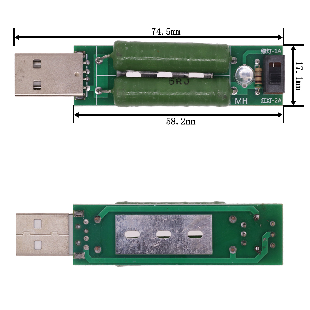 Cổng USB Mini Xả Tải Điện Trở  - đánh giá và giá Logic Analyzer Usb