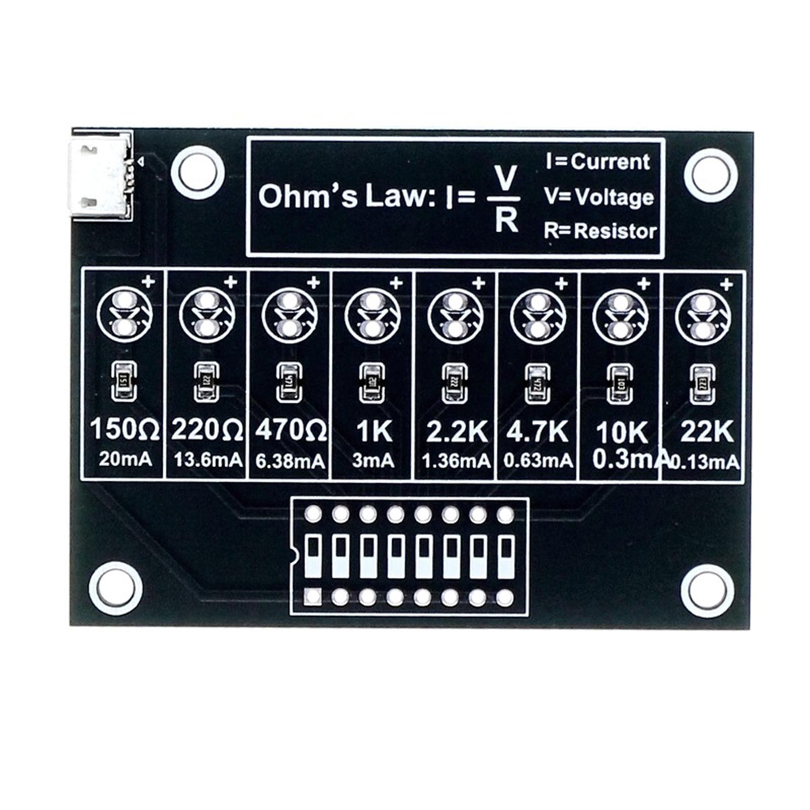 DIY Soldering Practice Kit Ohm - đánh giá và giá Diy Electronics Learning Kit