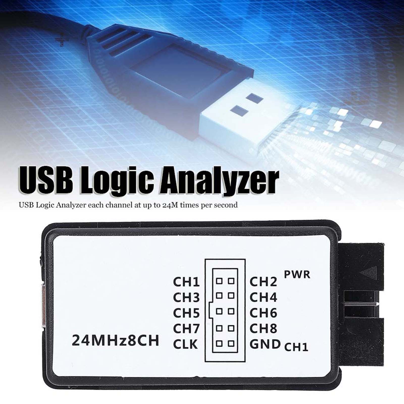 Logic Analyzer 24MHz Logic Ana - đánh giá và giá Logic Analyzer Usb