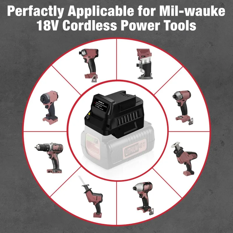 BD40MIL18 Battery Adapter Suit - đánh giá và giá Black+Decker Tool Cordless