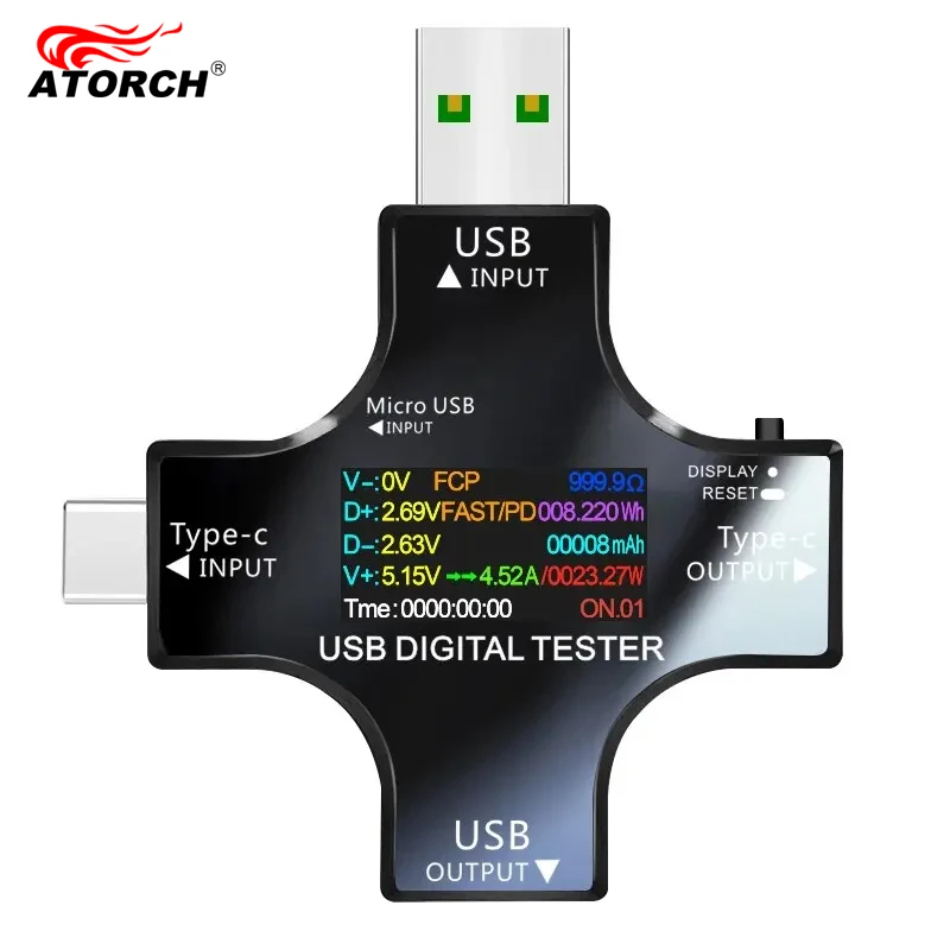USB Tester DC Type-C PD Digita - đánh giá và giá Logic Analyzer Usb